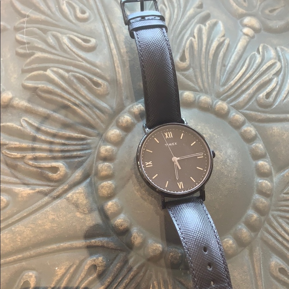Very cool black timex watch